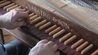 Sabathil amp Son Clavichord demonstration quotDie Bebungquot vibrato [upl. by Ries]