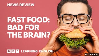 Fast food Bad for your brain BBC News Review [upl. by Lein]