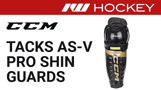 CCM Tacks ASV Pro Shin Guard Review [upl. by Marola]