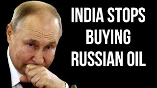 RUSSIA  India Stops Buying Russian Oil as Sovcomflot is Sanctioned amp USA Crackdown Continues [upl. by Asiuol]