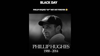 phillip hughes quot63quot not out forever  black day for cricket  philliphughes cricket [upl. by Nalor]