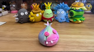 Air Dry Clay Craft Compilation  Zombie Plant ASMR [upl. by Forsta]