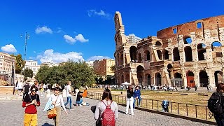 EXPLORING ROME Colosseum and Arc of Constantine  Arriving by Metro from Tiburtina Train Station [upl. by Dorreg]