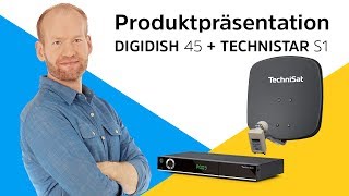 Komplettpaket DIGIDISH 45  TECHNISTAR S1  DigitalSatAntenne mit passendem Receiver  TechniSat [upl. by Zena]