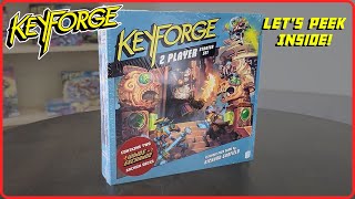 The First Print Unboxing KeyForge 2 Player Starter Set [upl. by Pier326]