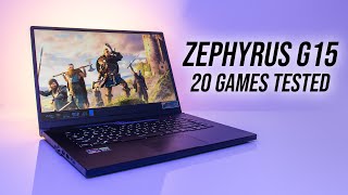 Ryzen 9 4900HS In Gaming ASUS Zephyrus G15 Benchmarked [upl. by Dulciana]