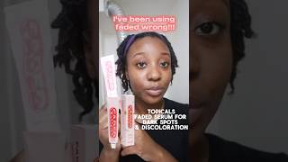 How to use Faded Serum by Topical skincare hyperpigmentation acnetreatment acne darkspots [upl. by Aner]