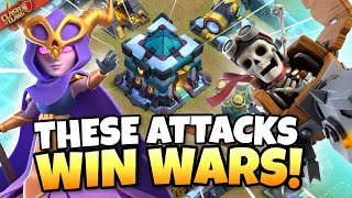 TOP 3 Best TH13 Attack Strategies that WIN WARS Clash of Clans [upl. by Llekcm]