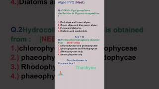 Alage pyq neet neet plant kingdom viral pyq neet2025 shorts biology motivation [upl. by Leena]