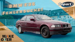 BMW E36 Restauration 2  Batterietausch und Fehlersuche  Copart MakeOver [upl. by Auqeenwahs819]