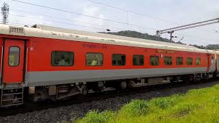 Coimbatore AC SF Express 22475 overtake Nagpur Madgaon Special train 01139 [upl. by Enomar]