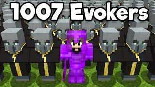 Why I Fighted With 1007 Evokers In This Minecraft Smp 🤯 [upl. by Galer]