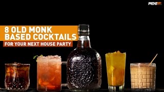 MensXP Top 8 Old Monk Cocktails  How To Make Rum Cocktails [upl. by Lorri520]