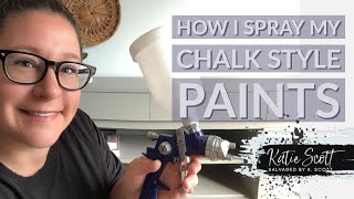 HOW TO PAINT FURNITURE WITH A SPRAY GUN [upl. by Ursuline]