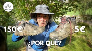 Botas BARATAS VS CARAS DECATHLON Quechua ¿por 5€¿ [upl. by Lerud]