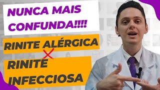 🔥 Saiba diferenciar se a sua RINITE é Rinite alérgica ou infecciosa OTORRINO explica [upl. by Ititrefen]