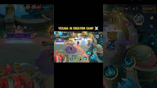 Vexana in Creation Camp ☠️ shorts mlbb vexana [upl. by Oliy7]