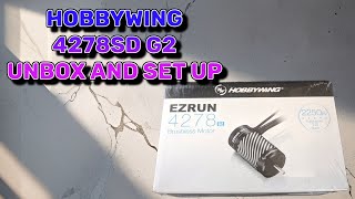 Hobbywing Ezrun 4278SD G2 motor [upl. by Arabrab]