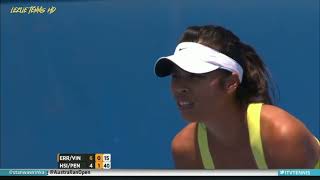 Sara ErraniRoberta Vinci vs Hsieh SuweiPeng Shuai 2013 AO R3 Highlights [upl. by Enomor126]