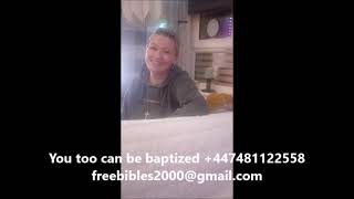 Christian Baptism in a bath tub of mother and daughter in Glasgow Scotland [upl. by Kurzawa]