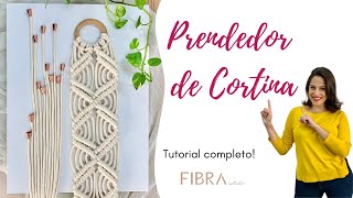 Prendedor de Cortina  Tutorial Macramê [upl. by Marella]