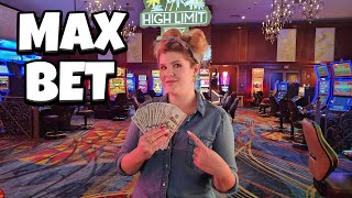 2 Hours of MAX Betting Slot Machines in Las Vegas [upl. by Atiluj]