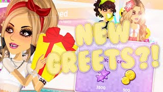 Updated Greets 😮  MovieStarPlanet [upl. by Ardys]