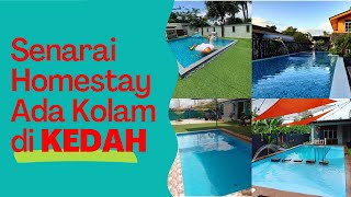 Homestay Ada Kolam di Kedah Senarai Info 29 Buah Homestay di Bahagian Description [upl. by Langille607]