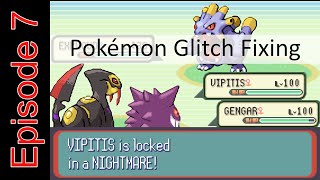 Shed Skin Nightmare Bug  Pokémon Glitch Fixing Episode 7 Assembly Madness [upl. by Nylevol]