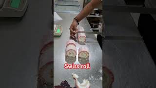 Swiss roll recipe full video on channel bhojpuri cake swissroll shorts swissrollcake [upl. by Ahsima]