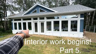 Pool House Update part 5 Cabinets Paint and more [upl. by Electra]