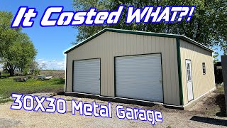 I FINALLY Got My Metal Garage [upl. by Ardnod]