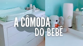 Organizando a cômoda do bebê 💙 [upl. by Tien]