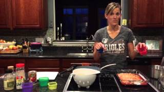 21 Day Fix  Breadless Chicken Parmesan Recipe [upl. by Lletnohs]