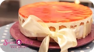 Pinke ChampagnerTorte mit Äpfeln backen  Sweet amp Easy  Enie backt [upl. by Gniy]