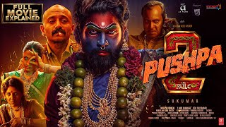 Pushpa 2  The Rule  Movie Explained 4K HD HINDI FACTS Allu Arjun Rashmika Mandanna Fahadh [upl. by Atalee949]