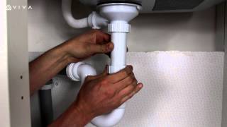 How to Install or Replace a Universal Telescopic P Trap or Appliance Trap [upl. by Secnirp]