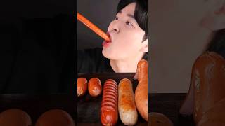 ASMR Sausage amp Spicy Noodles MUKBANG [upl. by Oiziruam85]