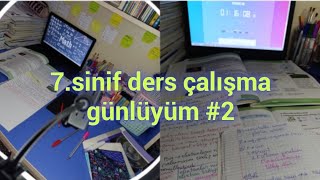 7sinif dərs çalışma vlog🤍📚Həftə sonu dərs rutinim🫠🩷•İbrahimxelil Tuba• [upl. by Eniruam]