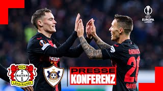 Bayer 04 Leverkusen 🆚 Qarabag FK 51  PK mit Xabi Alonso nach EuropaLeagueErfolg [upl. by Brodie]