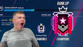 I Finally Hit Champion Rank Again Rainbow Six Siege [upl. by Teemus]