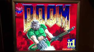 Doom on Soundblaster Live 1024 in DOS General MIDI [upl. by Ecirtel]