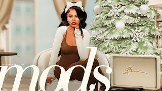 cozy mods  cc for the holiday season wlinks  the sims 4 [upl. by Chrisoula613]