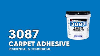 ROBERTS® 3087 Carpet Adhesive Residential amp Commercial [upl. by Ruder627]