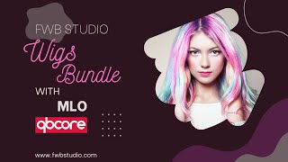 OLD Wigs Bundle QB Core  ESX Fivem Script by FWB Studio fswigsbundle [upl. by Aicssej]