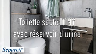 Toilette sèche à séparation des urines avec réservoirs TINY Separett idéal pour les Tiny House [upl. by Ahsieyn737]