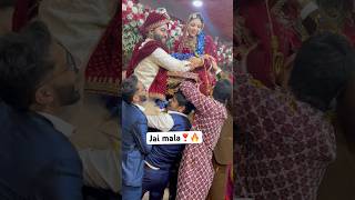 👉🏻Jai Mala❣️🔥jaimalavideojaimalashaditrandinviralshortreactionlaughingytshotsmarriage [upl. by Lekram]