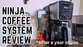 A full REVIEW of the NINJA Coffee Maker  I use it every day [upl. by Llerrod]