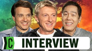 Cobra Kai Season 6 Interview Ralph Macchio William Zabka amp Yuji Okumoto [upl. by Santa]