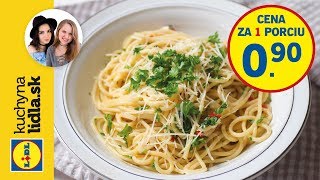 Špagety Aglio Olio 🍝  Beautifood  Kuchyňa Lidla [upl. by Madden]